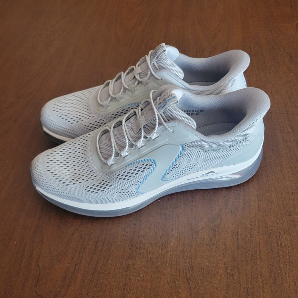 Skechers Skech-Air Element 2.0 Sairo Hands Free Slip-Ins Men's 12 Gray Blue